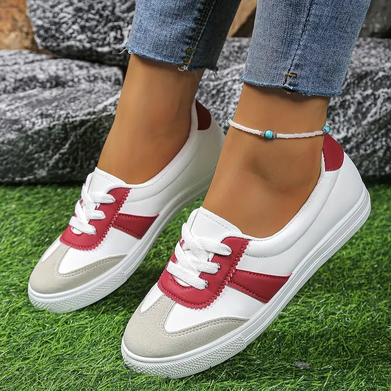 Daisy - Faux Leather Orthopaedic Sneakers
