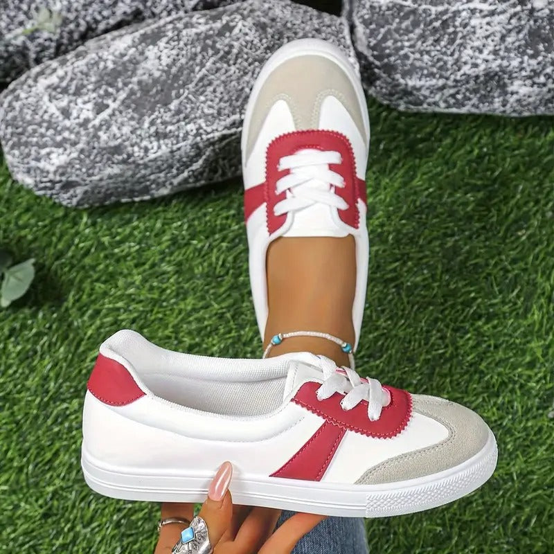 Daisy - Faux Leather Orthopaedic Sneakers