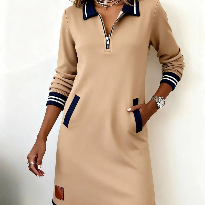 Catalina | Long Sleeve Cotton Dress