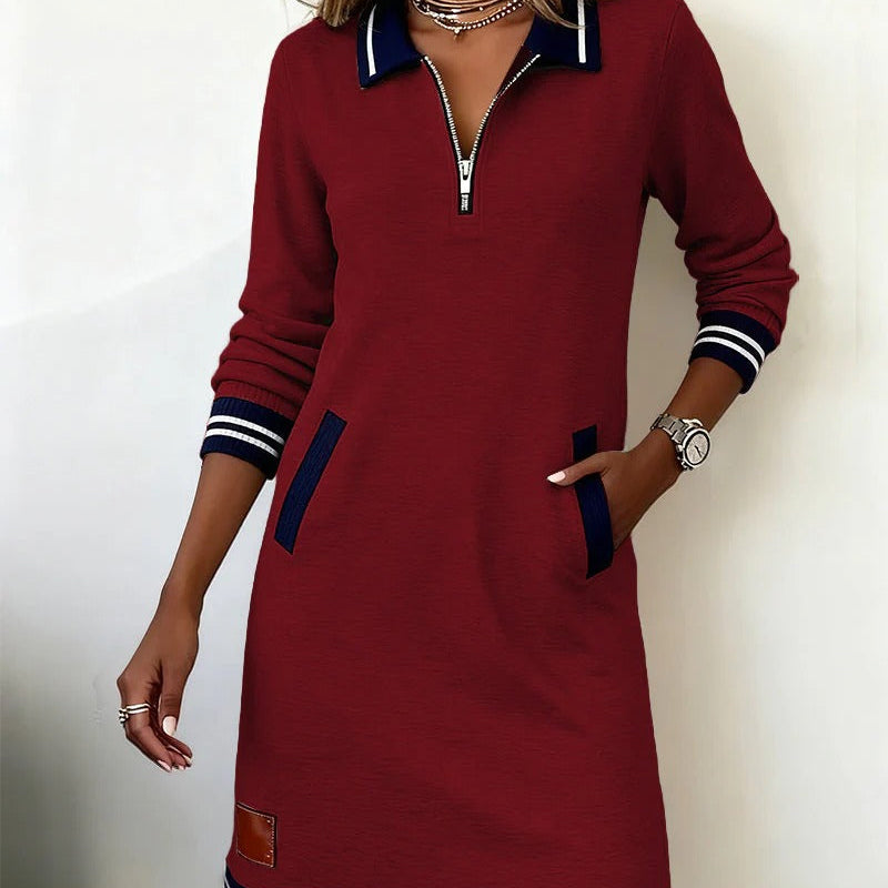 Catalina | Long Sleeve Cotton Dress