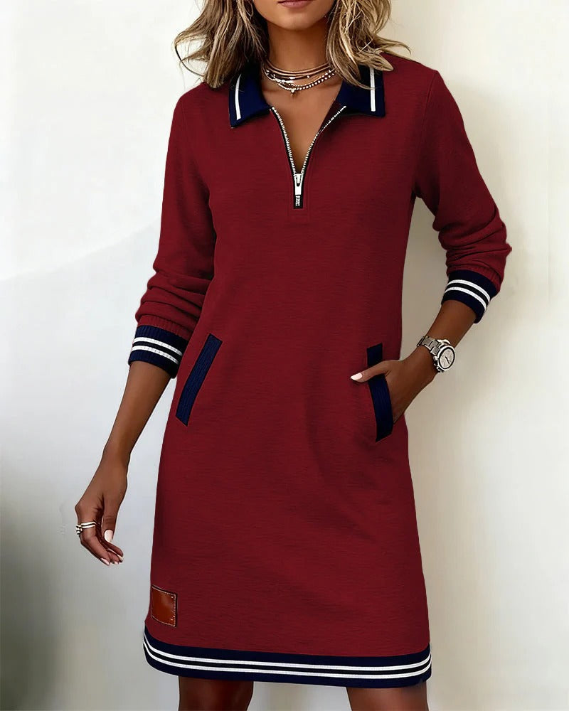 Catalina | Long Sleeve Cotton Dress