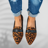 Harriet - Faux Leather Orthopaedic Loafers