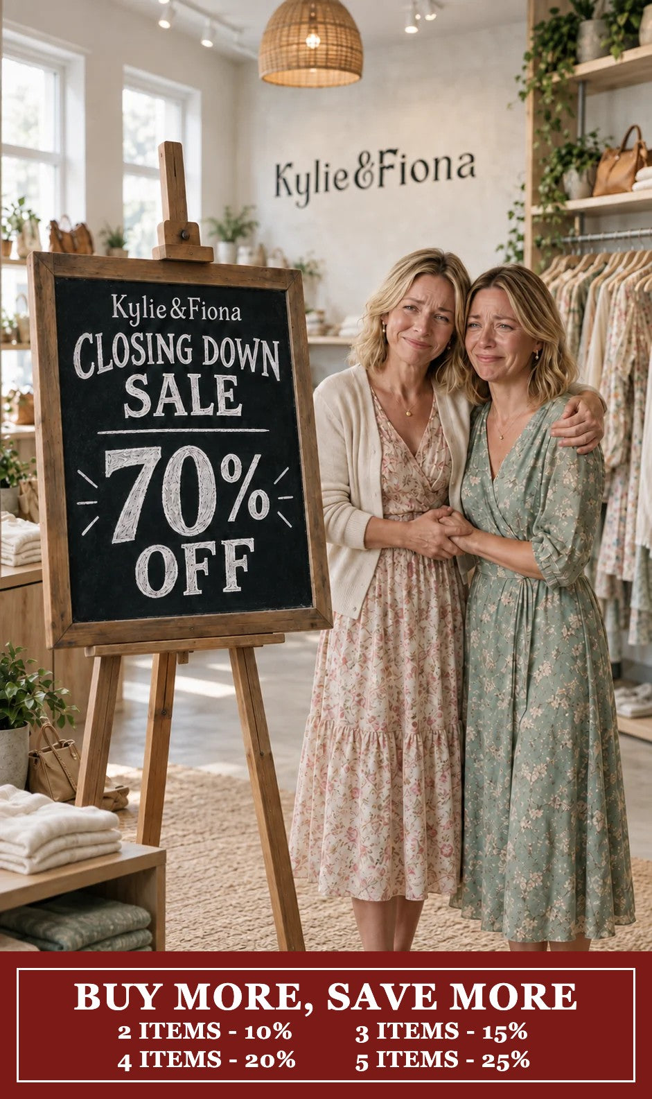 Kylie & Fiona - Buy more, save more (mobile)