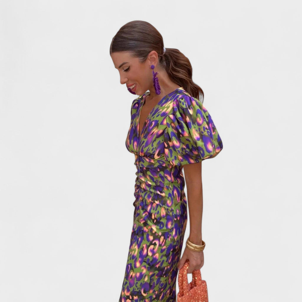 Lily - Tropical Fire Dress