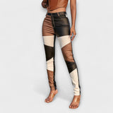 Georgia - Colour Pattern Slim Pants