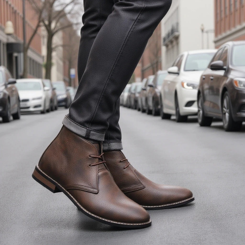 Beau - Faux Leather Boots