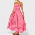 Isabel - Long Striped Dress