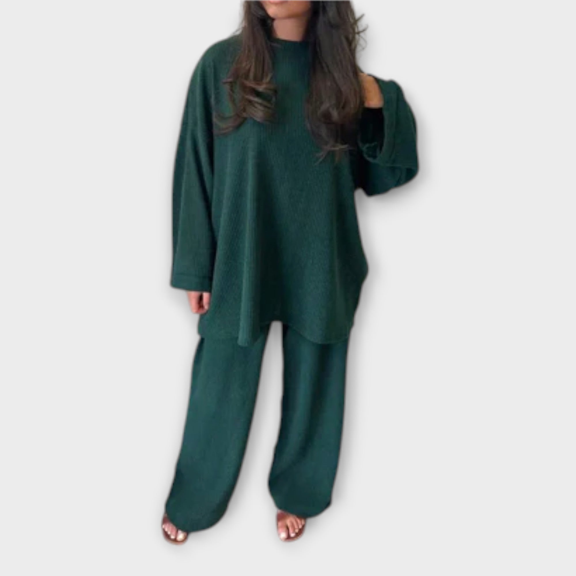 Stella - Plus-Size Ribbed Set
