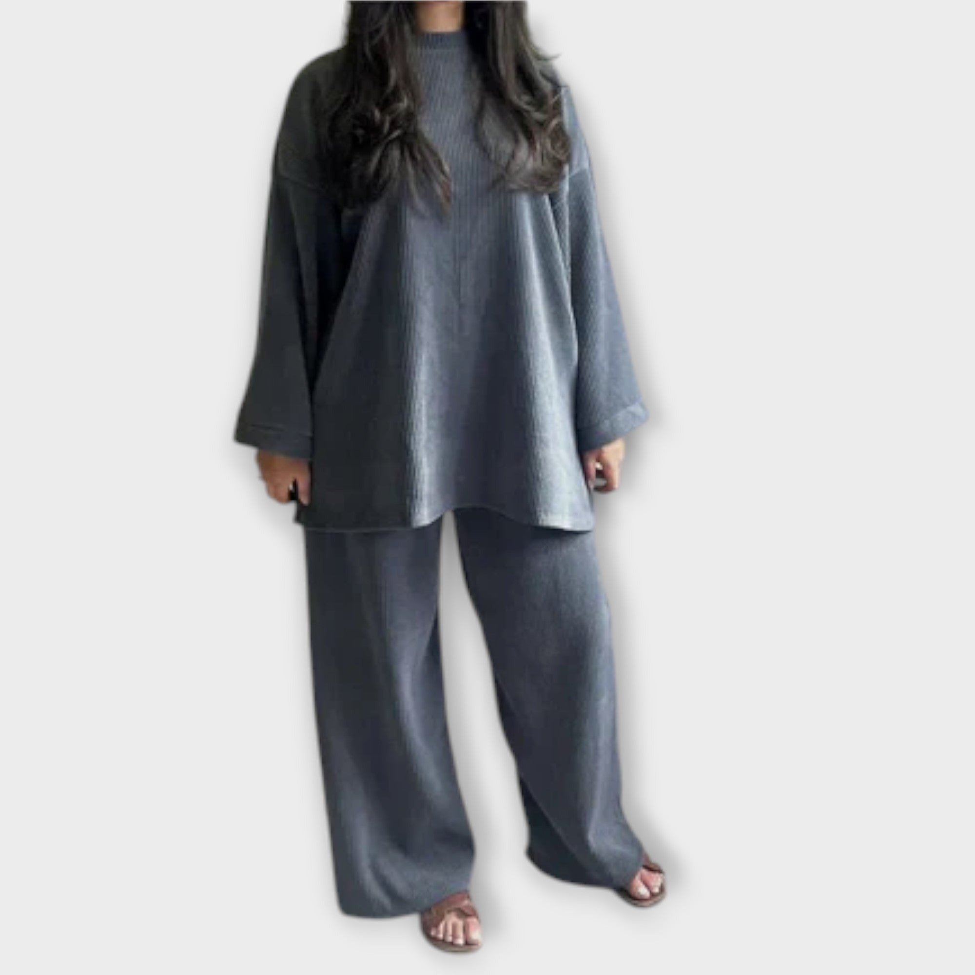 Stella - Plus-Size Ribbed Set