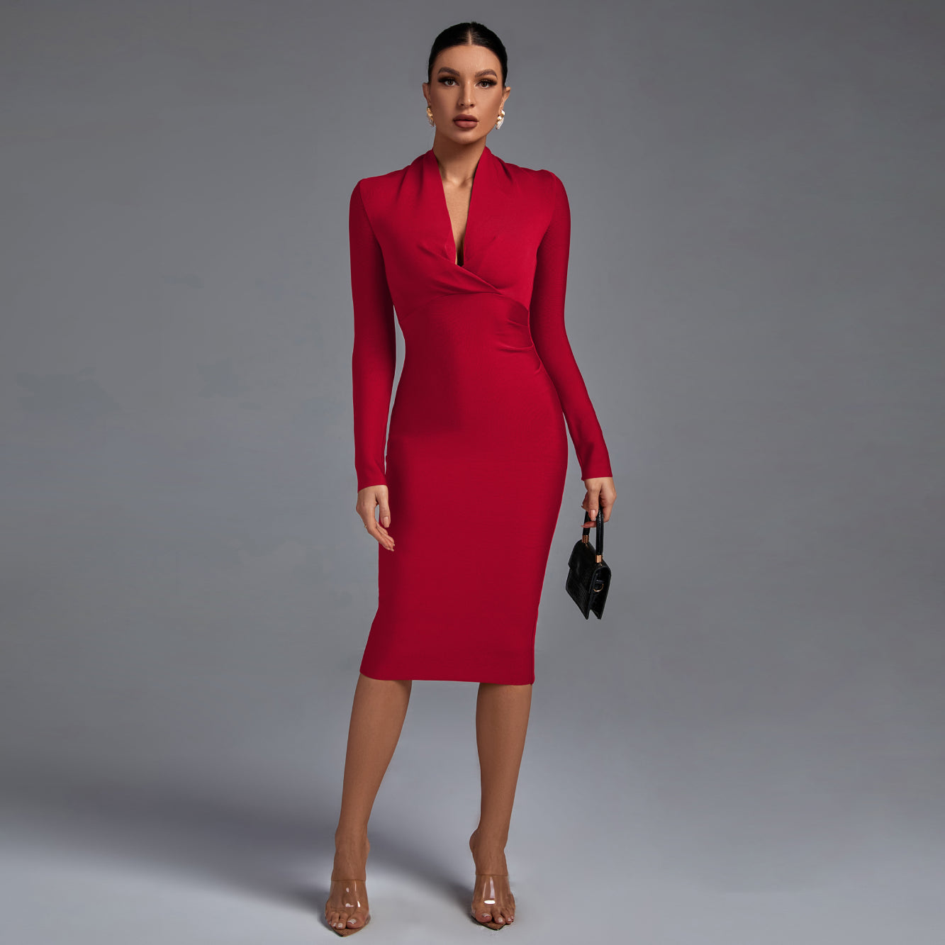Ariana - Long-Sleeve Evening Dress