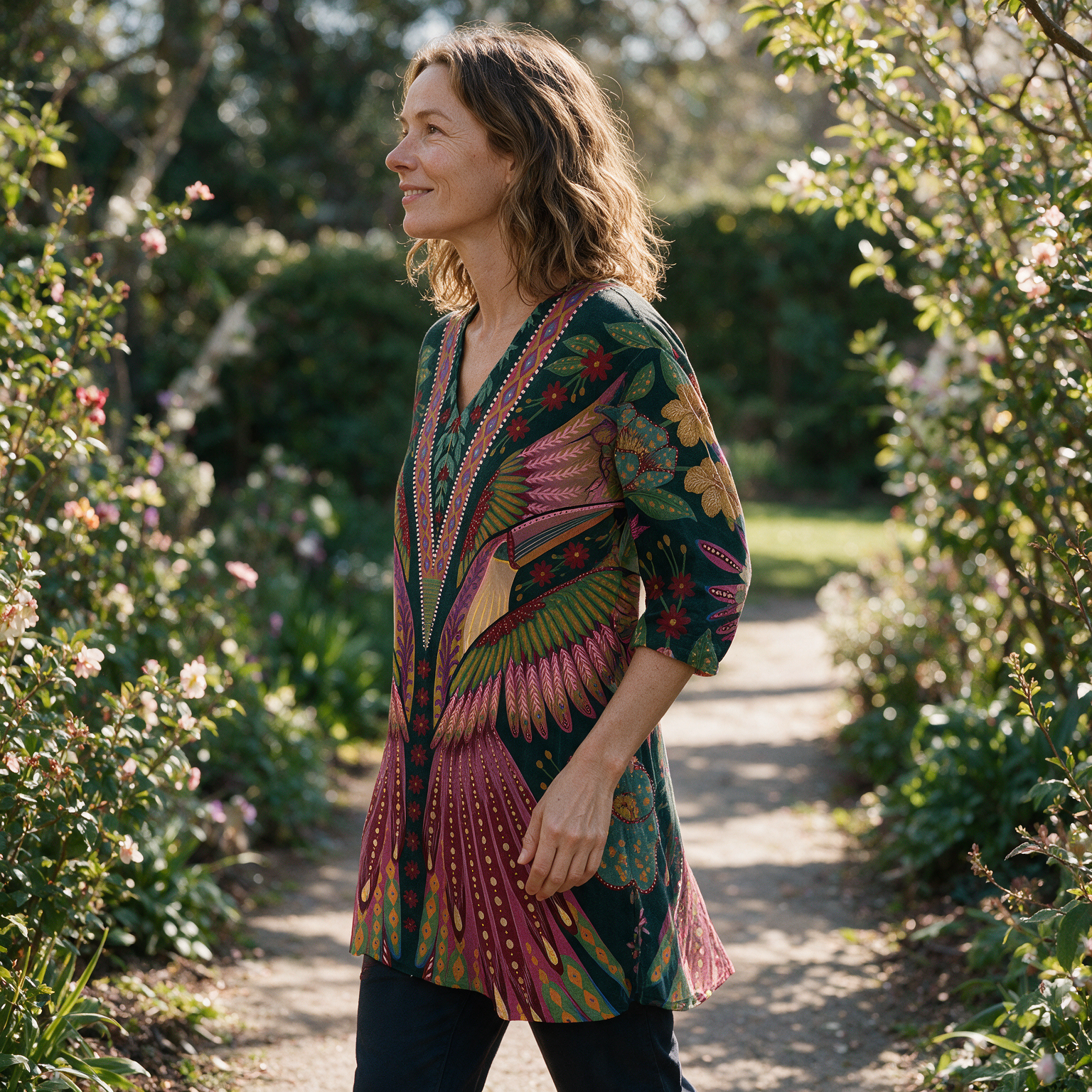 Jayla Long Blouse - side