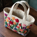 Tania quilted tote bag interior lining