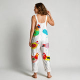 Stella Modern Printed Jumpsuit - back view