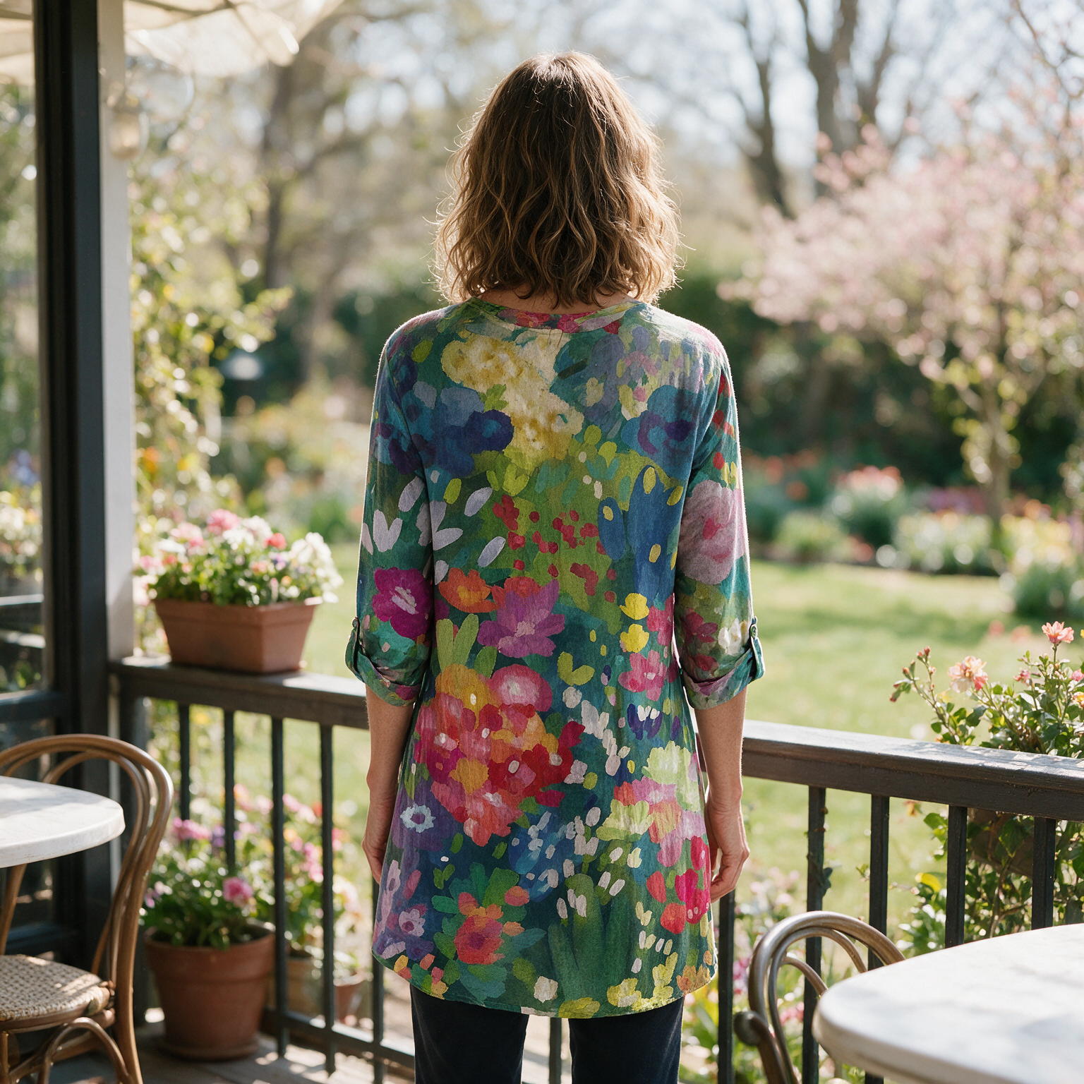Millie Long Blouse - back