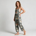 Harper Flowy Printed Jumpsuit - side view