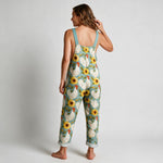 Poppy Holiday Printed Jumpsuit - back view