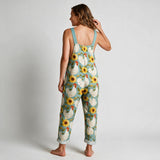 Poppy Holiday Printed Jumpsuit - back view