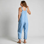 Aria Elegant Printed Jumpsuit - back view