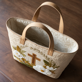 Noeline quilted tote bag interior lining