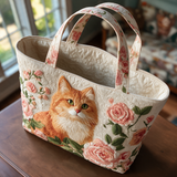 Lorraine quilted tote bag interior lining