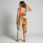 Ava Lightweight Printed Jumpsuit - back view