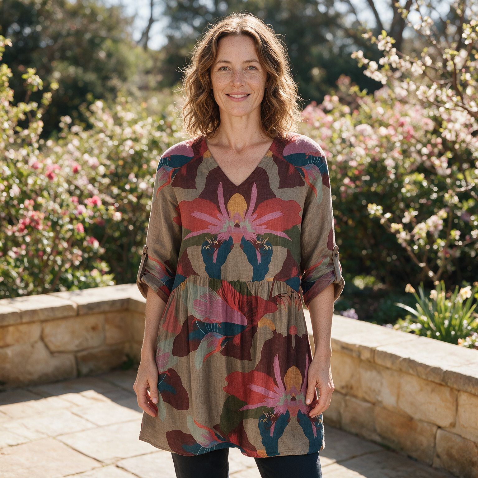 Cassidy Long Blouse - front