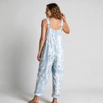 Georgia Breathable Printed Jumpsuit - back view