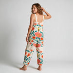 Lara Warm Weather Printed Jumpsuit - back view