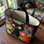 Nora quilted tote bag interior lining