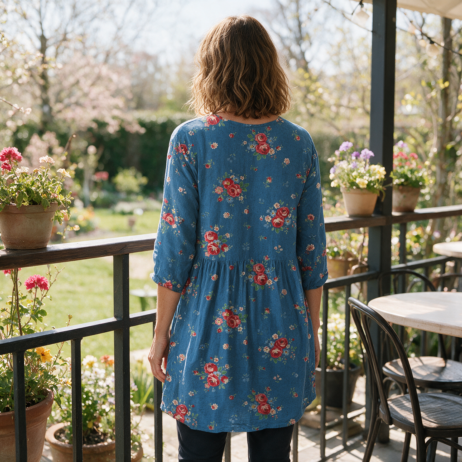 Lucia Long Blouse - back