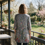 Audrey Long Blouse - back