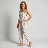Mila Relaxed Print Jumpsuit - side view