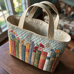 Libby quilted tote bag interior lining