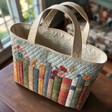 Libby quilted tote bag interior lining