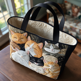 Dawn quilted tote bag interior lining