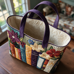 Vicki quilted tote bag interior lining
