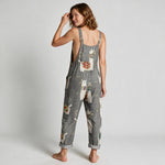 Harper Flowy Printed Jumpsuit - back view