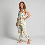Abigail Tropical Print Jumpsuit - side view