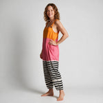 Phoebe Effortless Printed Jumpsuit - side view