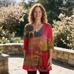 Maria Long Blouse - front