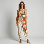 Ava Lightweight Printed Jumpsuit - front view
