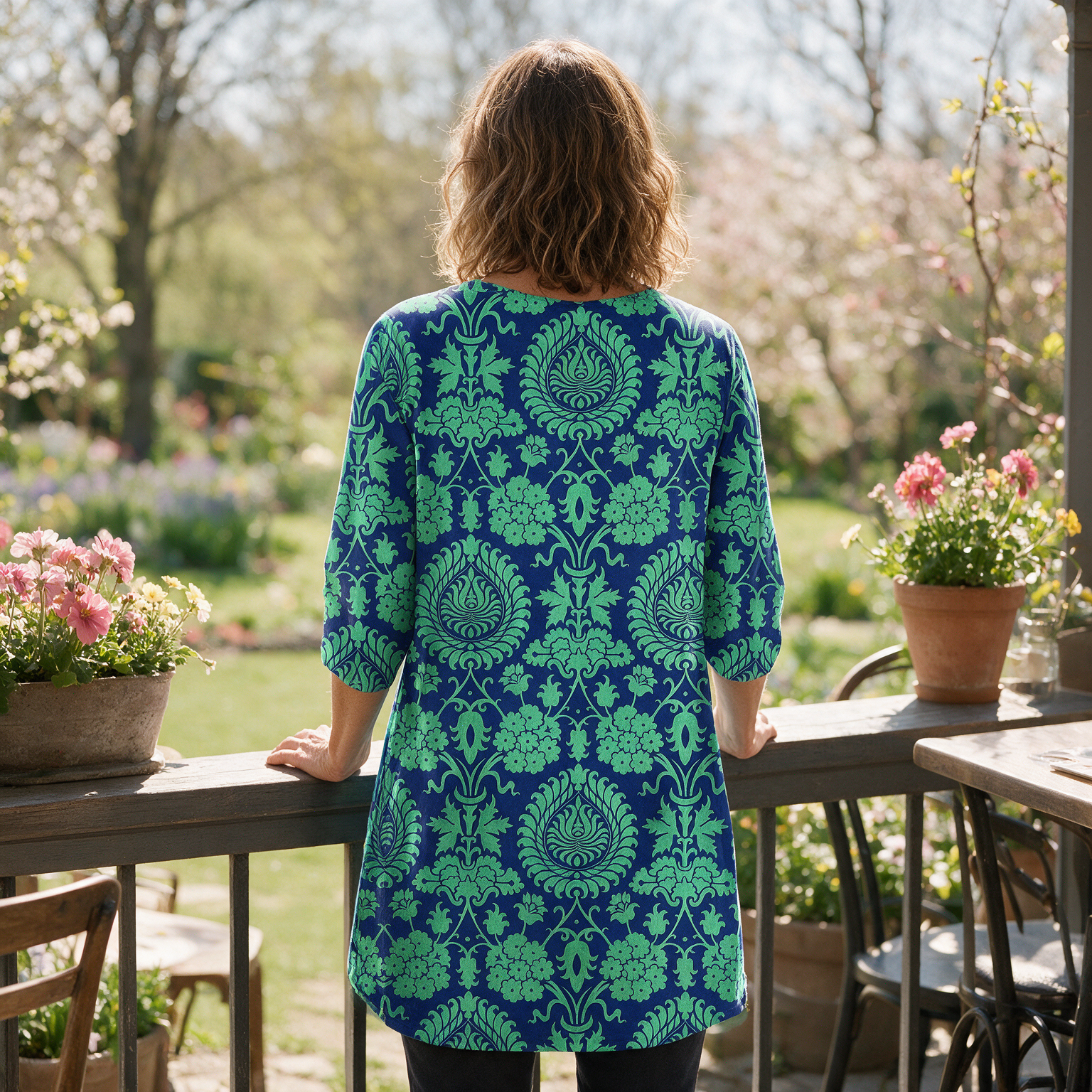 Marlee Long Blouse - back