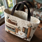 Carol quilted tote bag interior lining