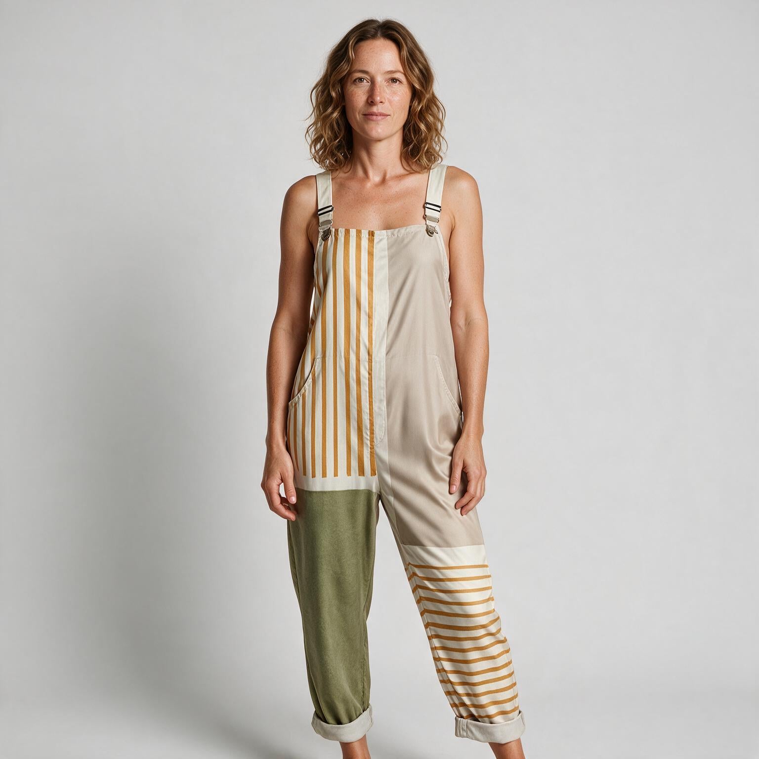 Grace Everyday Printed Jumpsuit - front view