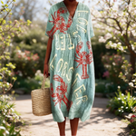 Kate spring dress in a sunlit garden