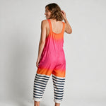 Maisie Airy Printed Jumpsuit - back view