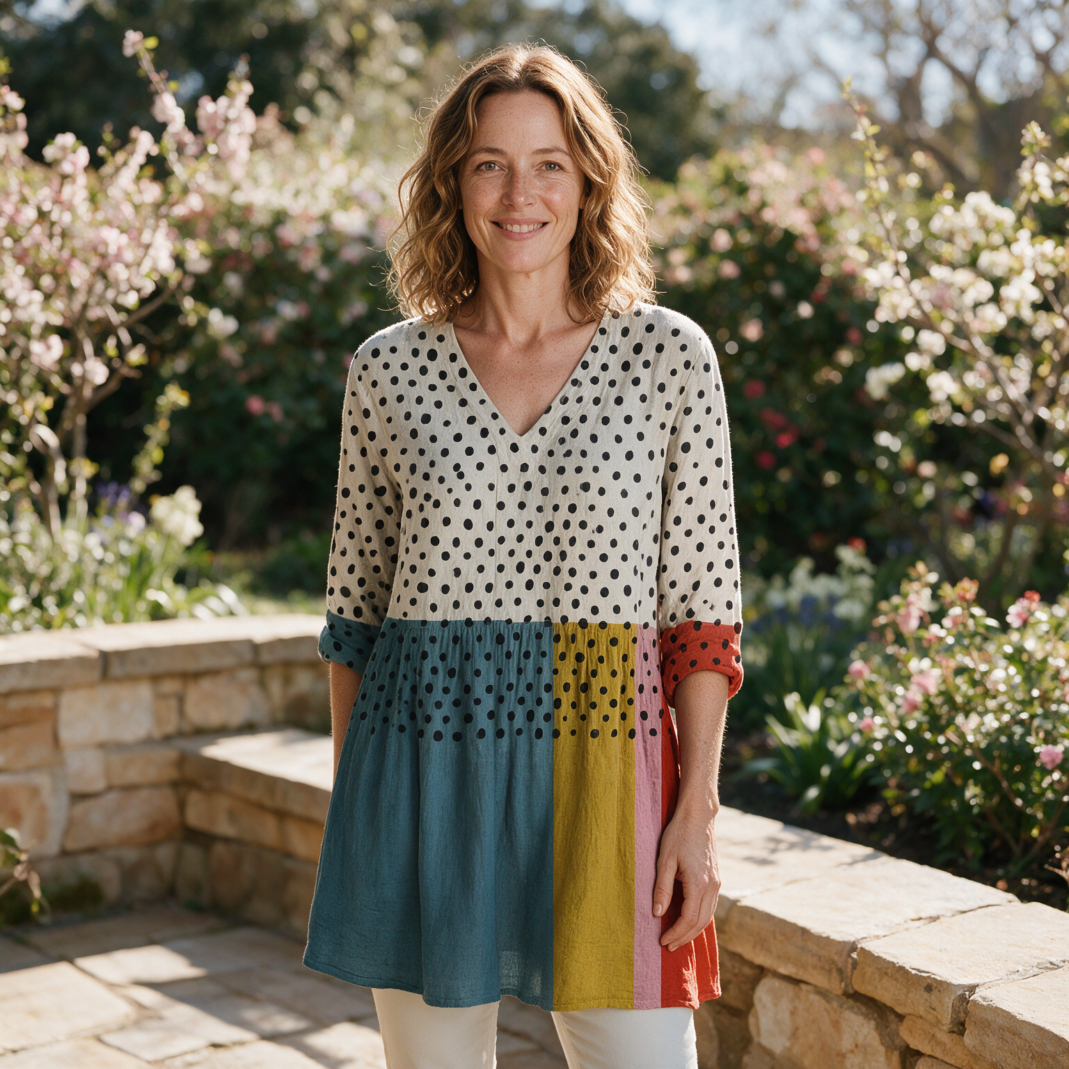 Jacqueline Long Blouse - front