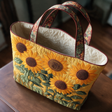 Gail quilted tote bag interior lining