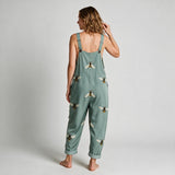 Emily Chic Printed Jumpsuit - back view