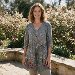 Audrey Long Blouse - front